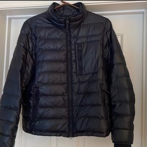 J Crew navy puffer jacket